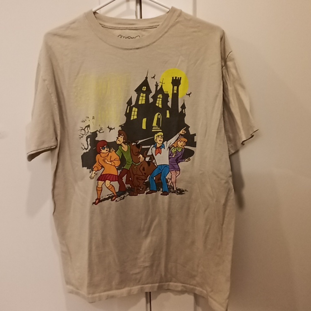 T-Shirt with Scooby-Doo Graphic - Cream like New